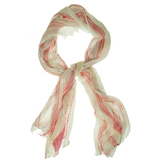 Collection 18 Ice Dainty Open Weave Slub Scarf Sweet Pink Retail $28.00 - Picture 2 of 7